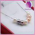 2015 new design natural freshwater 9-10mm pearls necklace